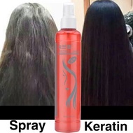 KERATIN HAIR SPRAY Spray keratin rambut anti kusut rambut putus Perapi Rambut tanpa bilas Menghalus 