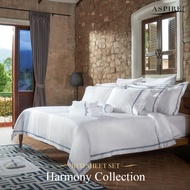 ชุดผ้าปูที่นอน ขนาด 3.5 ฟุต ผ้าทอ 700 เส้นด้าย 3 ชิ้น (Bed sheet set 700 thread count 3.5 feet Twin 