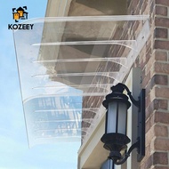 KOZEEY Door Awning, Transparent Canopy, Front Door Awning, Patio Front Door, Patio Awning Canopy