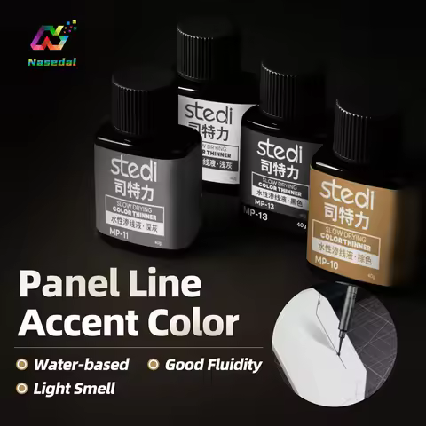 Stedi MP-10~MP-13 40g Water-Based Acrylic Paint Weathering Color Kit for Gundam Model Building Hobby