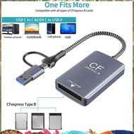 2 in 1 CF Express Type B Card Reader CF Express Card Reader Type B Adapter USB 3.2 10Gbps Portable C