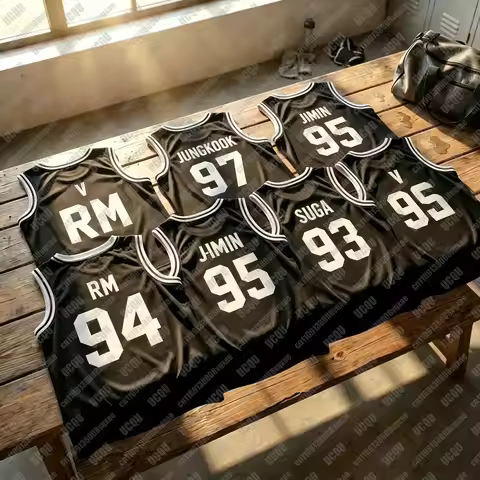 Kpop JUNGKOOK 97 Basketball Jersey Tank Top, Unisex Breathable Sports Vest, Casual Sleeveless Top fo