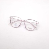 RE kacamata bulat pria wanita kode 8276 lensa blueray normal