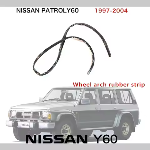 Fender flared seal for 1997-2004 Nissan Patrol Y60 Fender seal protection rubber strip Patrol Y60 Ac