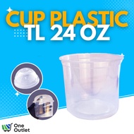 Cup Brand TL Big Cup Size 24oz with Dome Lid 50pcs