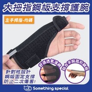CP - (左手-均碼) 大拇指鋼板支撐護腕 腱鞘炎 媽媽手 滑鼠手 大拇指扭傷 手腕扭傷 防止二次傷害 防護產品