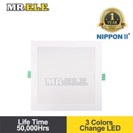 Nippon II 12W/18W Tricolour Square LED Downlight - ( Warm White 3000K /Cool White 4000K / Daylight 6