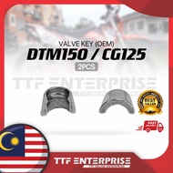 DTM150 / CG125 VALVE KEY (OEM) 2PCS