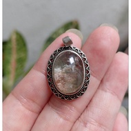 Natural Phantom / Black Rutile Phantom Vintage Pendants