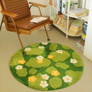 Moss Area Rugs Carpet Vegetal Tufting Floral Grass Moss Rugs Green Landscapes Meadows Tundra Rugs Fo