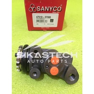 47510-37080 UPPER RIGHT FRONT WHEEL BRAKE CYLINDER MASTER FRONT RIGHT UPPER 1 3/16" TOYOTA HINO W04D