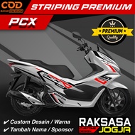 Premium PCX STRIPING Variation 100% HIGH QUALITY/PREMIUM CUSTOM PCX Motorcycle STICKER/PCX 160 Transparent STRIPING - HONDA PCX 160 CUTTING STICKER - PCX 160 STICKER