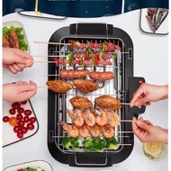 Electric barbecue grill household outdoor BBQ portable barbecue grill smokeless electric grill pan