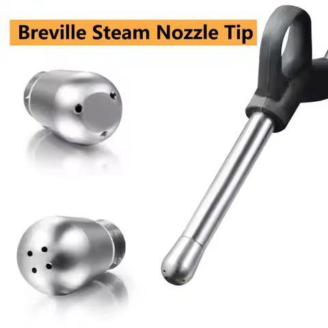 Coffee Maker Steam Nozzle 3/4 Hole Steam Nozzle Milk Foam Spout Steam Wand Tip for Sage Breville 870