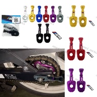 LC135 V8 CHAIN ADJUSTER ALLOY CNC ARUMI SWING ARM CHAIN ADJUSTER ADJUST RANTAI ALLOY LC V8 LC135 V8