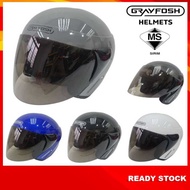 (60CM FOR BIGGER HEAD) GRAYFOSH HELMET ORIGINAL Racing Sport With Visor SIRIM XDOT 528