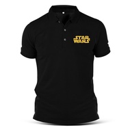 - Star Wars Jedi Vader Yoda BB8 Sci Fi Movies cotton T-shirtPOLO