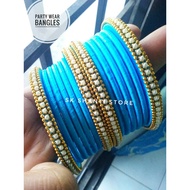 Party wear silk thread bangles handmade valayal