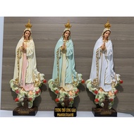 Statue of Mother Fatima Peace (Mother Fatima Oak Tree) 82cm Gold Card - Francis Xavier Catholic Wors