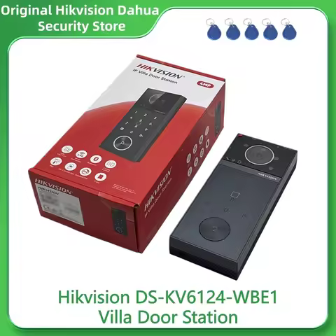Hikvision DS-KV6124-WBE1 Villa Door Station 4MP 2 Locks Control Wifi 6 PoE IP65 Bluetooth H.265 IR3M
