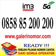 Nomor Cantik IM3 Indosat Prabayar Support 5G Nomer Kartu Perdana 0858 85 200 200