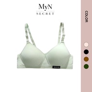 Girls' cotton Bra without underwire, thin padding, small cup, slim fit, no hem A 30 MYN_UNDERWEAR