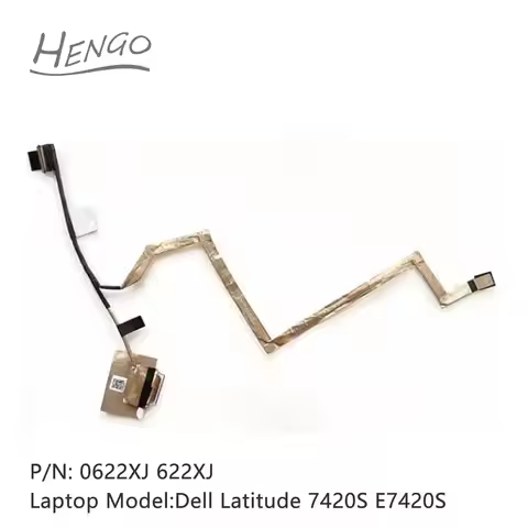 0622XJ 622XJ Original New For Dell Latitude 7420 7420S E7420 LCD LVDS Cable 6MM RGB FHD