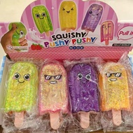 Cross-Border Hot-selling Gold Powder Maltose Popsicle Pinch Music Simulation Slow Rebound Vent Decom