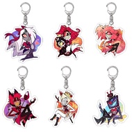 Hazbin Hotel Acrylic Keychain Same Style Surrounding Pendant Double-Sided Hanger Hazbin Hotel Anime 