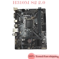 For Gigabyte H310M S2 2.0 Motherboard H310 32GB LGA 1151 DDR4 8/9th Gen Micro ATX Mainboard Tested