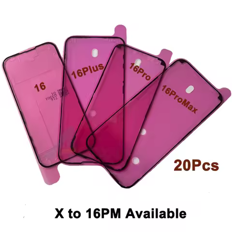 20x LCD Screen Bezel Seal Waterproof Glue Sticker For iPhone 16 15 14 13 12 11 Pro X XR Battery Back