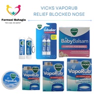 VICKS VAPORUB, VICKS BABY BALSAM & INHALER