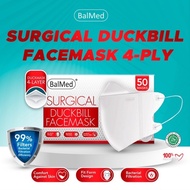 Masker Balmed Duckbill 4 Ply Isi 50 Pcs Premium Surgical Face Mask