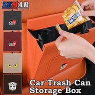 Toyota GR Hanging Car Trash Can Car Seat Rear Storage Bag Paste Type Trash Box for Toyota GR 86 Yari