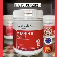 healthy care vitamin e 500iu 200 kapsul