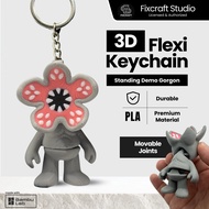 Flexi Standing Demo Gorgon 3D Keychain – Designed by 3Deep