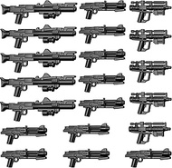 BrickTactical Clone Trooper Army Builder Blaster Pack DC-15 Rifles, DC15 Carbines, E5 Droid Blasters
