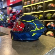 KYT R2R PRO CONCEPT MATT BLACK/YELLOW ECE22.06 FULL FACE HELMET