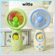 WITTE Mini Fan, Cooling Portable Handheld Fan,  USB Rechargeable Hand Holding Fan Home