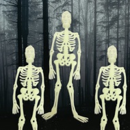 Halloween Horror Luminous Skeleton Prop Glow Halloween Party Haunted House Home Bar Scary Deco
