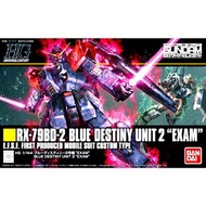 盒舊/藍標⚠️HG 二號機 UNIT-2 蒼藍之命運 RX-79BD BLUE DESTINY “EXAM" 新版 ver.2.0 1/144 Bandai High Grade HGUC 高達
🚫不