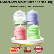 Glad2Glow Moisturizer Series – Facial Moisturizer 30g (Centella, Blueberry, Kiwi, Pomegranate)