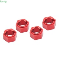 LONNGMY 4Pcs RC Wheel Hex Drive Adapter, Easy Installation Aluminum 7mm Hex Wheel Hubs Adapter, Dura