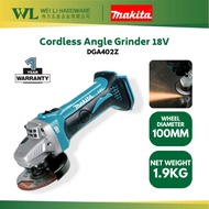 MAKITA DGA402Z 4" Cordless Angle Grinder 18V/Cordless Grinder Battery/Mesin Grander Batteri