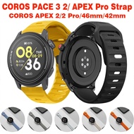 COROS PACE 3 2 APEX Pro Silicone Strap Sport Band for COROS APEX 2/2 Pro/Apex 42mm 46mm Buckle Silicone Strap