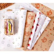 Wax paper baking paper cake base motif 28x38 / 28x38cm 25 sheets