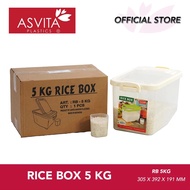 Asvita Rice Box 5 Kg Rice Container/