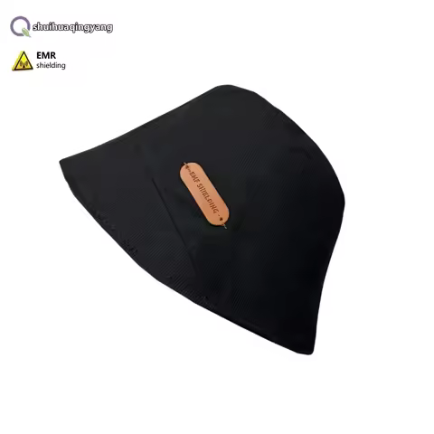 Authentic electromagnetic radiation protective metal fiber/silver fiber lined bucket hat New energy 