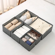 Underwear Storage Box Household Underwear Socks Organizer Box Foldable Clothes Sorting Box Drawer St