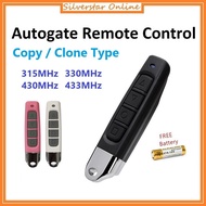 Remote Control Clone Copy Learn Autogate Transmitter 330MHz 433MHz Auto Gate Wireless